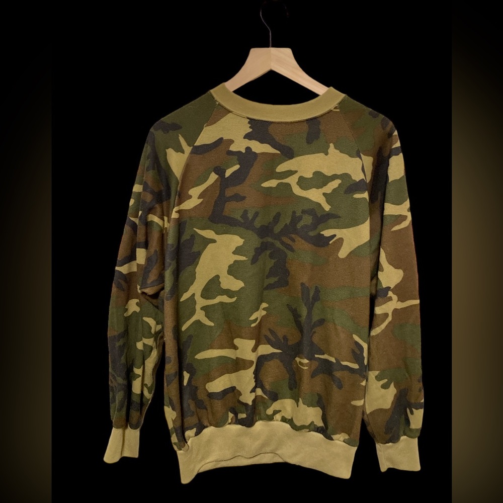 Men's Camouflage Crewneck Sweater